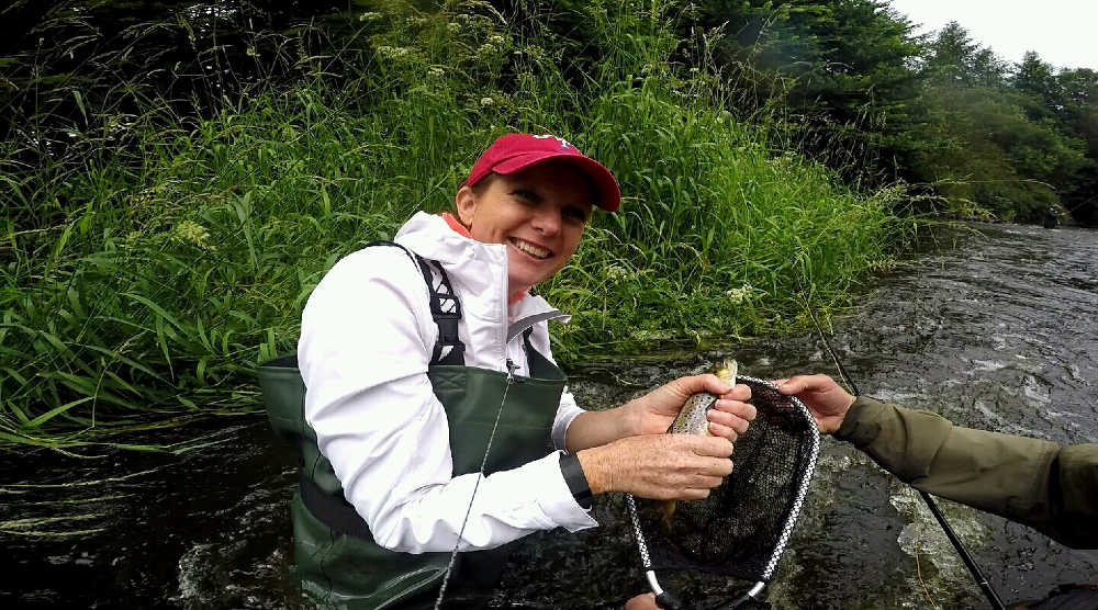 Fishing with Rachel Gaffney