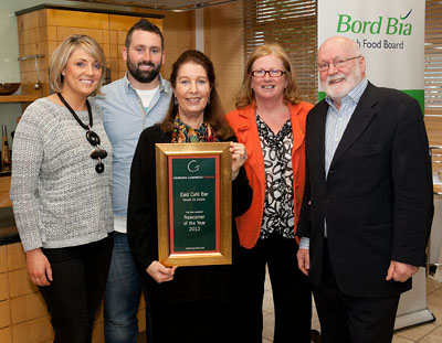 Newcomer of the Year 2013 | East CafÃƒÂ© Bar, The King Sitric, Howth, Co Dublin