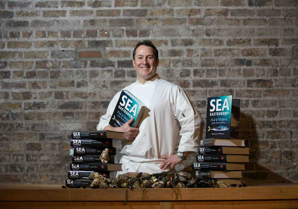 SEA GASTRONOMY Fish & Shellfish of the North Atlantic by Michael O&rsquo;Meara (Artisan House hardback 440pp, with original photography by the author; Foreword and wine guidance by Ernie Whalley. &euro;30