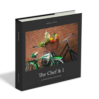 The Chef & I, a nourishing narrative (WiseWords Ltd, hardback, 178pp, full colour, &Atilde;&fnof;&Acirc;&cent;&Atilde;&cent;&acirc;&sbquo;&not;&Aring;&iexcl;&Atilde;&sbquo;&Acirc;&not;25; eBook &Atilde;&fnof;&Acirc;&cent;&Atilde;&cent;&acirc;&sbquo;&not;&Aring;&iexcl;&Atilde;&sbquo;&Acirc;&not;4.99)