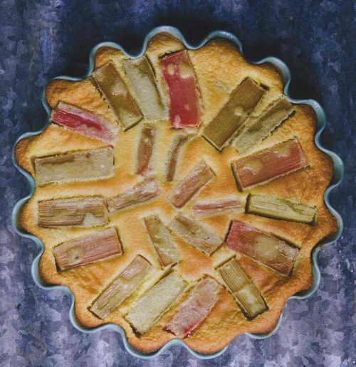 Rhubarb Clafoutis