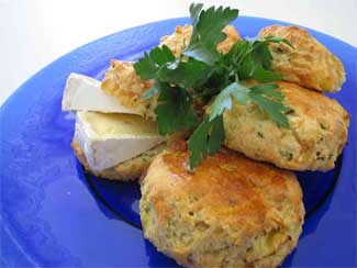 Camembert, Apple & Chive Scones